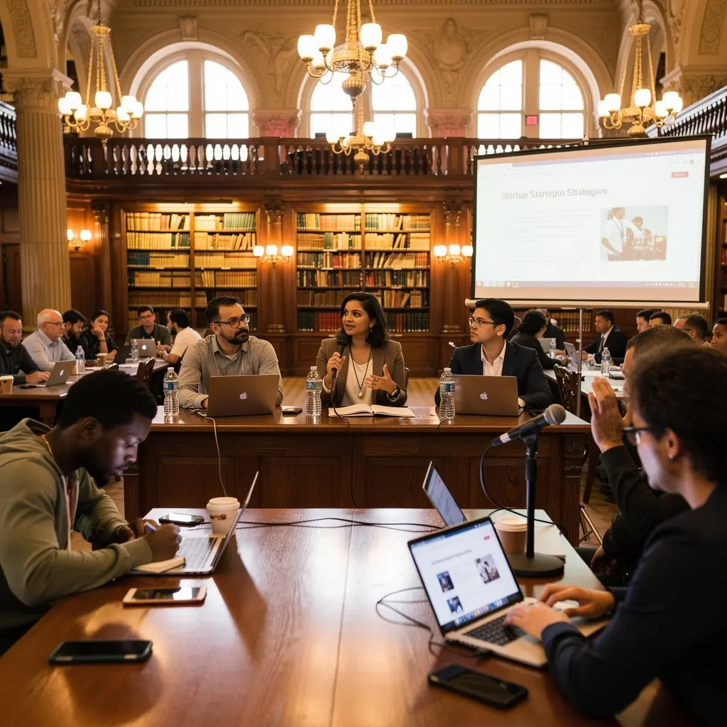 Professional business solutions illustration